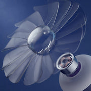 MF023 Ventilatore da soffitto per luce notturna per aereo, ventilatore con telecomando USB per uso domestico, Blue, White
