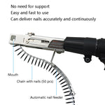 Cacciavite elettrico con convertitore a vite per cintura a catena JieLi su strumento per cartongesso, Electric Screwdriver With 50 Chains Strap