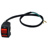10 PCS Accessori per la modifica del motociclo Interruttore del controller del faro del faro del LED del doppio interruttore del flash del veicolo fuoristrada, Double Flash Switch