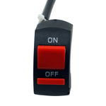 10 PCS Accessori per la modifica del motociclo Interruttore del controller del faro del faro del LED del doppio interruttore del flash del veicolo fuoristrada, Double Flash Switch