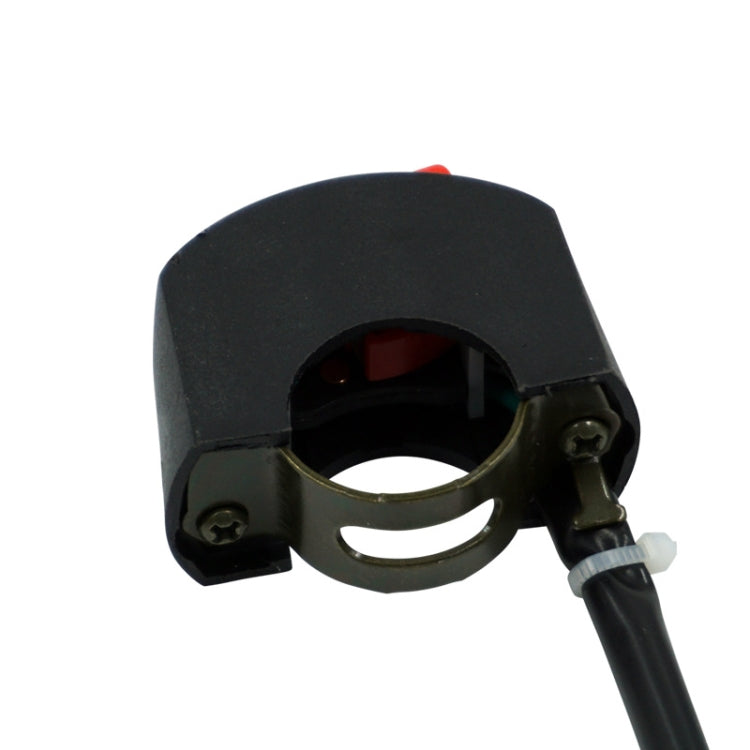 10 PCS Accessori per la modifica del motociclo Interruttore del controller del faro del faro del LED del doppio interruttore del flash del veicolo fuoristrada, Double Flash Switch