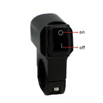 Interruttore di guasto per la modifica dell'interruttore del faro impermeabile in lega di alluminio del motociclo, Headlight Switch