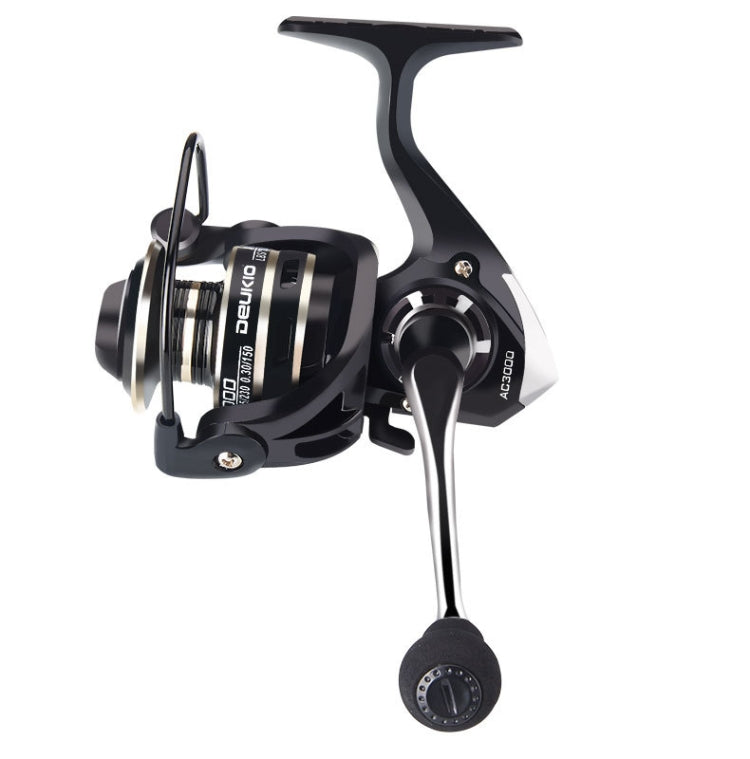 DEUKIO Ruota da pesca AC Forniture per la pesca alla lontra marina con bilanciere interamente in metallo, AC2000, AC3000, AC4000, AC5000, AC6000, AC7000