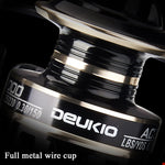 DEUKIO Ruota da pesca AC Forniture per la pesca alla lontra marina con bilanciere interamente in metallo, AC2000, AC3000, AC4000, AC5000, AC6000, AC7000