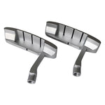 Testa del putter da golf su un lato per bambini da 2 pezzi Testa del putter da pratica in lega di zinco, Putter Head