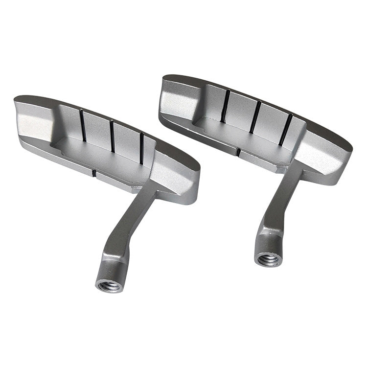 Testa del putter da golf su un lato per bambini da 2 pezzi Testa del putter da pratica in lega di zinco, Putter Head