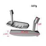 Testa del putter da golf su un lato per bambini da 2 pezzi Testa del putter da pratica in lega di zinco, Putter Head