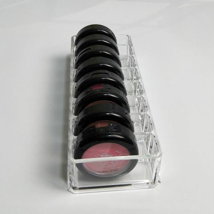 2 pezzi di scatola per rossetto acrilico, scatola per polvere, ombretto trasparente, scatola per trucco