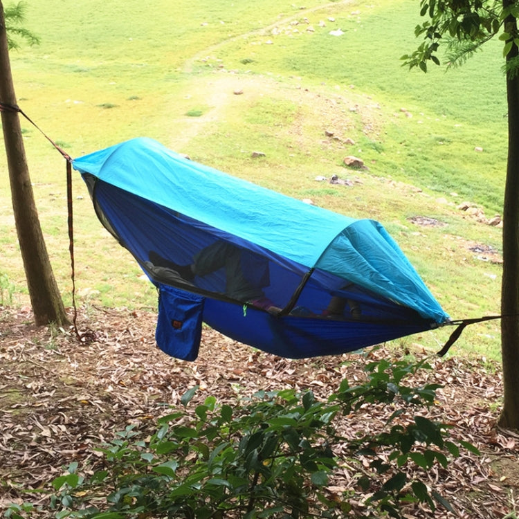 Paracadute Parasole Anti-Zanzara Con Zanzariera Amaca Esterna Singola Doppia Altalena Tenda Aerea Da Terra, 250x120cm (Ink Green / Grass Green), 250x120cm (Blue / Light Blue), 250x120cm (Black / Orange), 250x120cm (Army Green)                          ...