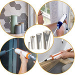 32 PCS / Set Ugello per raschietto in metallo Applicazione Lucidatura Stucco Raschiando Strumenti per cucire di bellezza, 32 PCS / Set