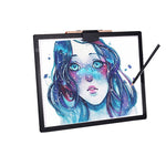 Tavola luminosa LED A3 con clip magnetica e alimentazione Type-C