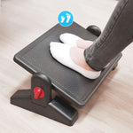 Poggiapiedi ergonomico da ufficio regolabile in altezza
