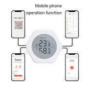 LQ-WS1 Tuya Smart Home Sensore di temperatura e umidità per il controllo wireless dell'interno, LQ-WS1