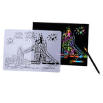 Modello di pittura serie di costruzioni Modello di etichetta A4 per città a tema, Tower System (5pcs / Set), Sailing Line(5pcs / Set), 1 Paris Tower, 2 London Bridge, 3 Pisa Tower, 4 Big Ben, 5 Taj Mahal, 6 White House, 7 Castle, 8 Five-storied Pagoda ...