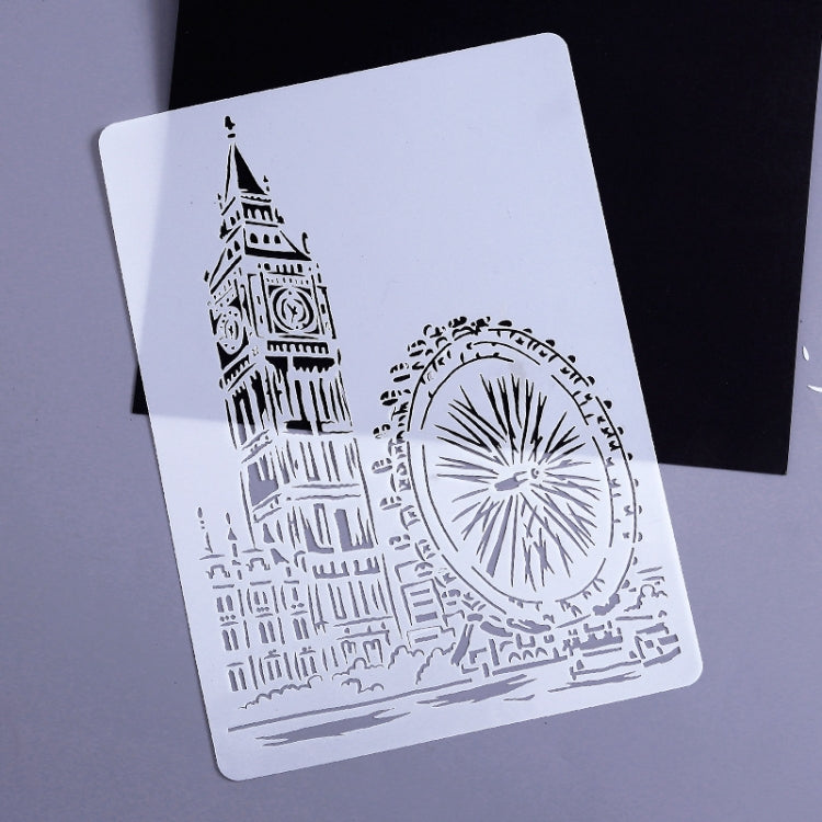 Modello di pittura serie di costruzioni Modello di etichetta A4 per città a tema, Tower System (5pcs / Set), Sailing Line(5pcs / Set), 1 Paris Tower, 2 London Bridge, 3 Pisa Tower, 4 Big Ben, 5 Taj Mahal, 6 White House, 7 Castle, 8 Five-storied Pagoda ...