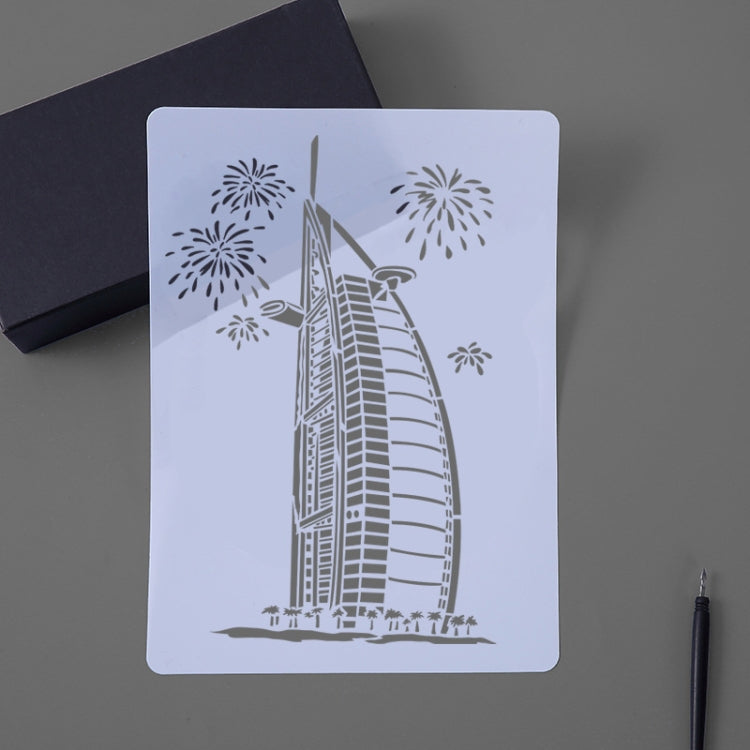 Modello di pittura serie di costruzioni Modello di etichetta A4 per città a tema, Tower System (5pcs / Set), Sailing Line(5pcs / Set), 1 Paris Tower, 2 London Bridge, 3 Pisa Tower, 4 Big Ben, 5 Taj Mahal, 6 White House, 7 Castle, 8 Five-storied Pagoda ...