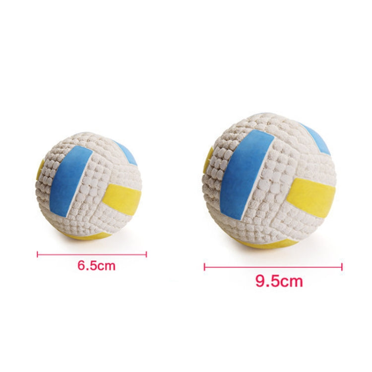 Giocattolo per cani in lattice morso di cane palla sonora giocattoli per animali domestici, Large Volleyball, Large Tennis, Large  Rugby, Small Volleyball, Small Tennis, Small Football, Small Rugby, Small Football (Green), Large Football (Green)       ...