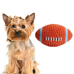 Giocattolo per cani in lattice morso di cane palla sonora giocattoli per animali domestici, Large Volleyball, Large Tennis, Large  Rugby, Small Volleyball, Small Tennis, Small Football, Small Rugby, Small Football (Green), Large Football (Green)       ...