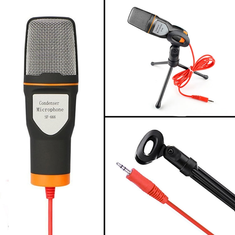 Microfono cablato SF-666 con cavo jack 3,5 mm