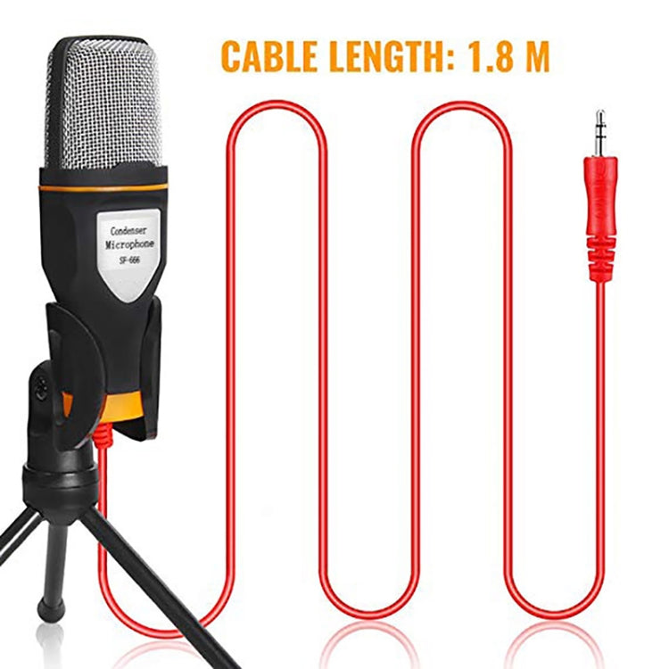 Microfono cablato SF-666 con cavo jack 3,5 mm