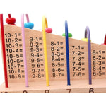 Cornice in legno per calcolo perline educazione bambini