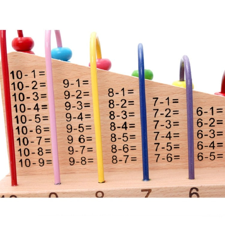 Cornice in legno per calcolo perline educazione bambini