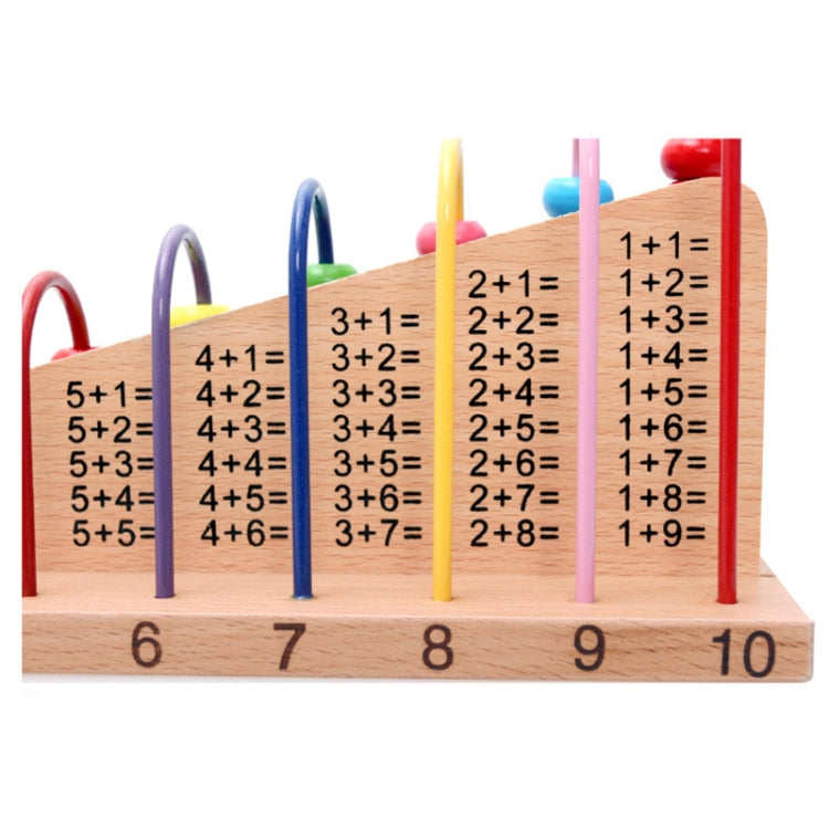 Cornice in legno per calcolo perline educazione bambini