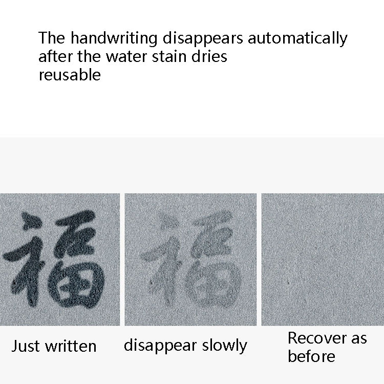 Pennello da scrittura Set per esercitazioni di calligrafia ad acqua Lavagna per scrittura ad acqua Panno per scrittura ad acqua riutilizzabile, A4, A3