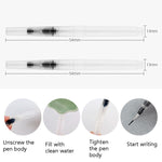 Pennello da scrittura Set per esercitazioni di calligrafia ad acqua Lavagna per scrittura ad acqua Panno per scrittura ad acqua riutilizzabile, A4, A3