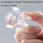 15 PCS Stampo in cristallo per unghie Clip fissa per colla in cristallo Clip per modellare la colla in cristallo