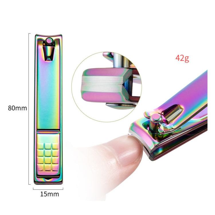 FABIYAN Set di strumenti per nail art in titanio colorato Cesoie per pelle morta Pinza per lima per unghie in acciaio, 13 In 1, 14 In 1, 4 In 1, 2 In 1