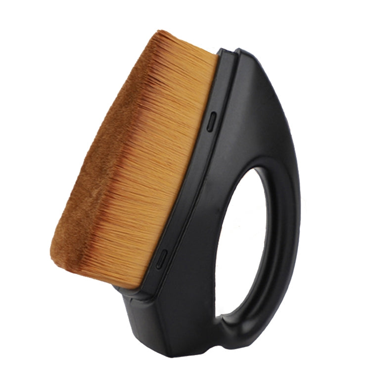 3 pezzi Pennello per fondotinta in ferro Pennello per cipria per fard per capelli morbidi Pennello per cipria in polvere sciolto per volume di riparazione, Black Brown Hair (OPP Bag Packaging), Plating Blue White Hair (OPP Bag Packaging)               ...