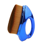 3 pezzi Pennello per fondotinta in ferro Pennello per cipria per fard per capelli morbidi Pennello per cipria in polvere sciolto per volume di riparazione, Black Brown Hair (OPP Bag Packaging), Plating Blue White Hair (OPP Bag Packaging)               ...
