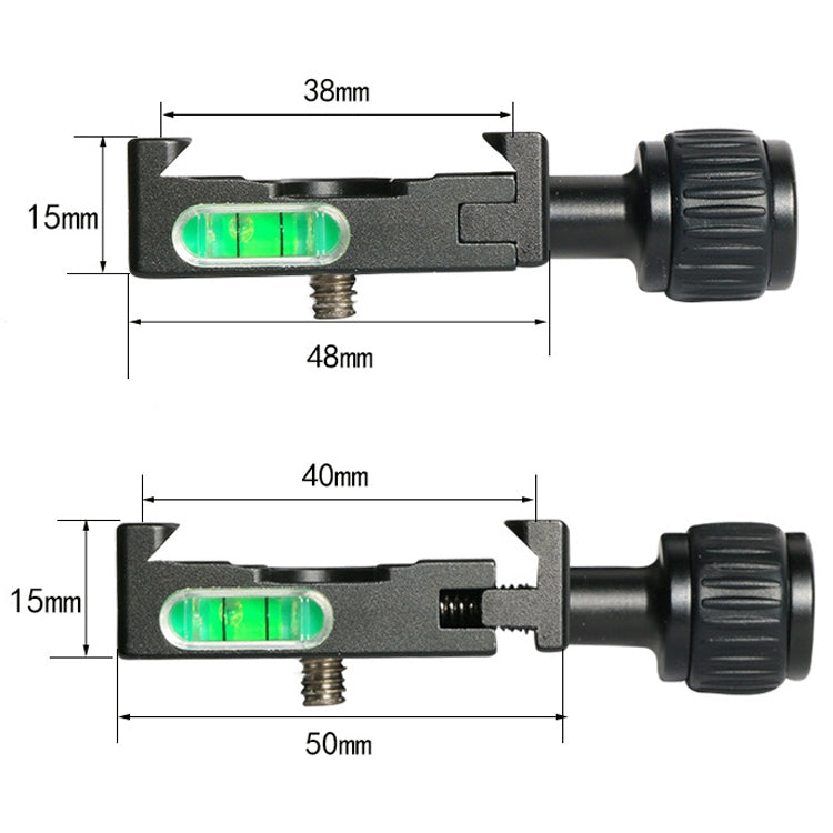 QR60 Base del morsetto per piastra a sgancio rapido in lega di alluminio da 60 mm, QR60
