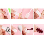 Set di strumenti per manicure Set di taglio parola per unghie, Transparent French, Natural French, Transparent Semi-post, Natural Semi-post, Transparent Full Post, Natural Full Post, Transparent French Large Set, Transparent Semi-post Large Set        ...