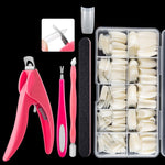 Set di strumenti per manicure Set di taglio parola per unghie, Transparent French, Natural French, Transparent Semi-post, Natural Semi-post, Transparent Full Post, Natural Full Post, Transparent French Large Set, Transparent Semi-post Large Set        ...