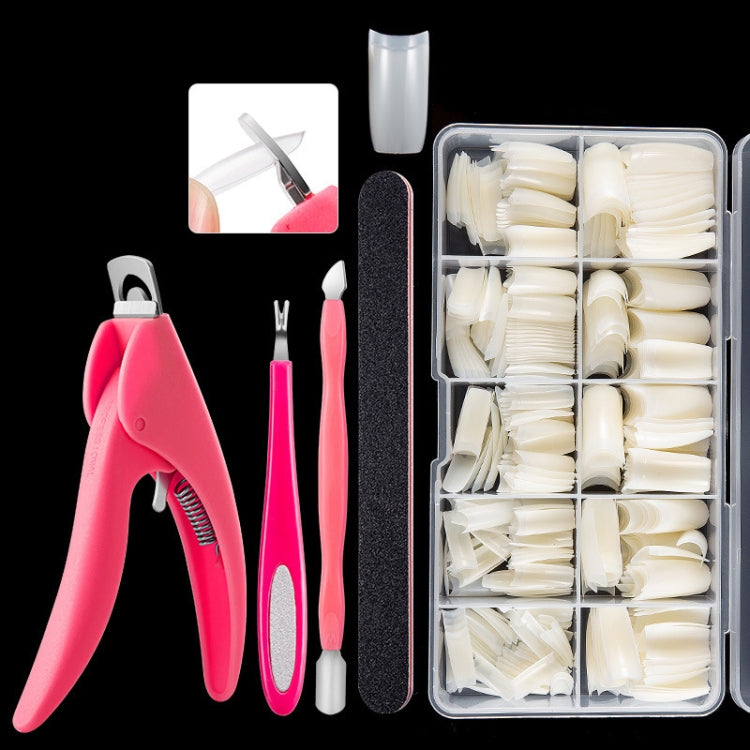 Set di strumenti per manicure Set di taglio parola per unghie, Transparent French, Natural French, Transparent Semi-post, Natural Semi-post, Transparent Full Post, Natural Full Post, Transparent French Large Set, Transparent Semi-post Large Set        ...