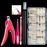 Set di strumenti per manicure Set di taglio parola per unghie, Transparent French, Natural French, Transparent Semi-post, Natural Semi-post, Transparent Full Post, Natural Full Post, Transparent French Large Set, Transparent Semi-post Large Set        ...