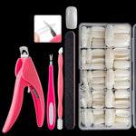 Set di strumenti per manicure Set di taglio parola per unghie, Transparent French, Natural French, Transparent Semi-post, Natural Semi-post, Transparent Full Post, Natural Full Post, Transparent French Large Set, Transparent Semi-post Large Set        ...