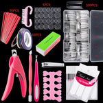 Set di strumenti per manicure Set di taglio parola per unghie, Transparent French, Natural French, Transparent Semi-post, Natural Semi-post, Transparent Full Post, Natural Full Post, Transparent French Large Set, Transparent Semi-post Large Set        ...