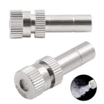 10 PCS 6mm Ugello di nebulizzazione per nebbia a innesto rapido per umidificazione e depolverazione di raffreddamento, 0.15mm, 0.2mm, 0.3mm, 0.4mm, 0.5mm, 0.6mm, 0.7mm, 0.8mm