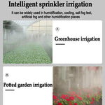 10 PCS 6mm Ugello di nebulizzazione per nebbia a innesto rapido per umidificazione e depolverazione di raffreddamento, 0.15mm, 0.2mm, 0.3mm, 0.4mm, 0.5mm, 0.6mm, 0.7mm, 0.8mm
