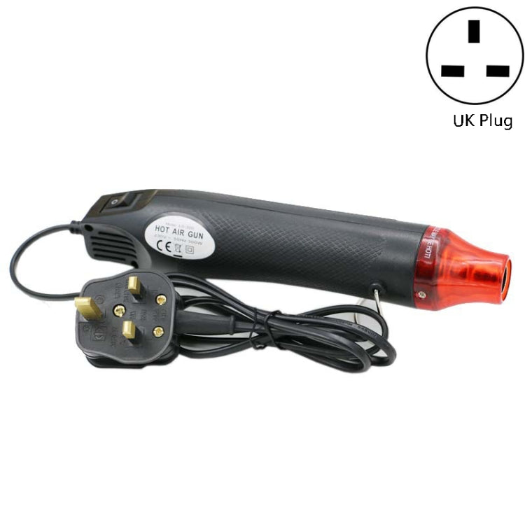 Dispositivo ad aria calda in ceramica morbida da 230 V, timbro in gomma, pellicola termoretraibile, apparecchio fai da te, spina UK, UK Plug( Black), UK Plug(White)
