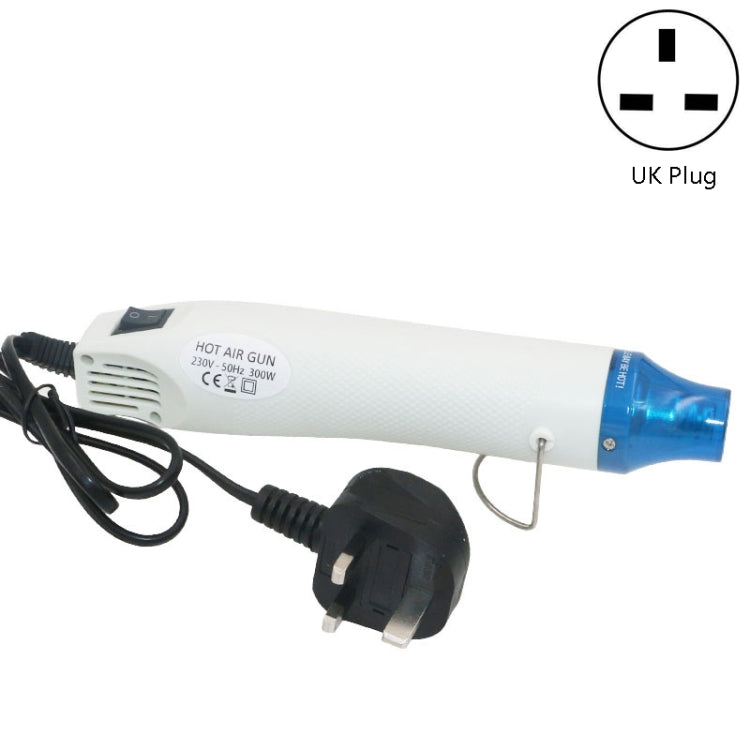 Dispositivo ad aria calda in ceramica morbida da 230 V, timbro in gomma, pellicola termoretraibile, apparecchio fai da te, spina UK, UK Plug( Black), UK Plug(White)