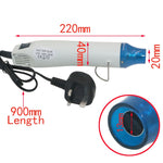 Dispositivo ad aria calda in ceramica morbida da 230 V, timbro in gomma, pellicola termoretraibile, apparecchio fai da te, spina UK, UK Plug( Black), UK Plug(White)