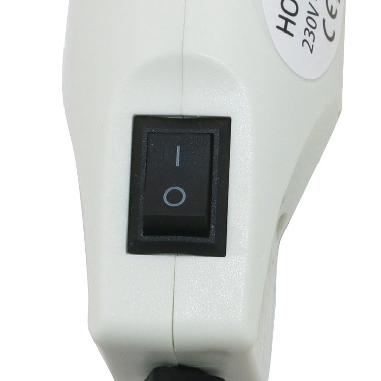 Dispositivo ad aria calda in ceramica morbida da 230 V, timbro in gomma, pellicola termoretraibile, apparecchio fai da te, spina UK, UK Plug( Black), UK Plug(White)
