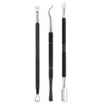 FABIYAN Set di strumenti per nail art con spinta in acciaio per taglio della pelle morta in acciaio inossidabile, Set 1, Set 2, Set 3, 3 Sets-Set 4, Set 5, Set 6, Set 7, Set 8, Set 9, Set 10, Set 11, Set 12, Set 13, Set 14, Set 15, Set 16
