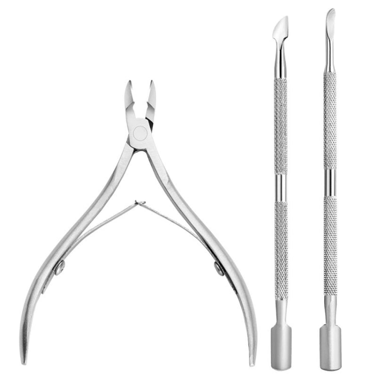 FABIYAN Set di strumenti per nail art con spinta in acciaio per taglio della pelle morta in acciaio inossidabile, Set 1, Set 2, Set 3, 3 Sets-Set 4, Set 5, Set 6, Set 7, Set 8, Set 9, Set 10, Set 11, Set 12, Set 13, Set 14, Set 15, Set 16