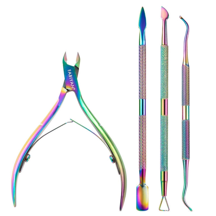 FABIYAN Set di strumenti per nail art con spinta in acciaio per taglio della pelle morta in acciaio inossidabile, Set 1, Set 2, Set 3, 3 Sets-Set 4, Set 5, Set 6, Set 7, Set 8, Set 9, Set 10, Set 11, Set 12, Set 13, Set 14, Set 15, Set 16