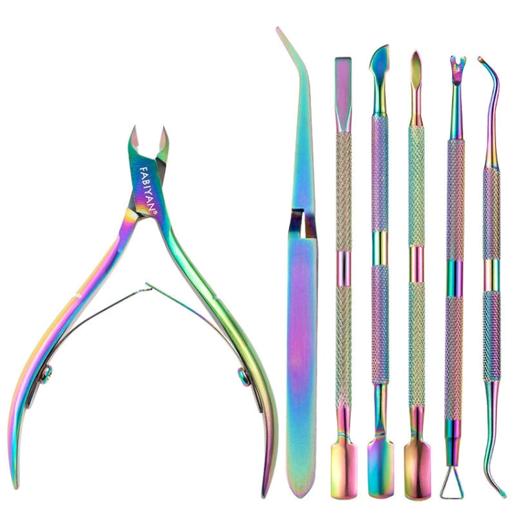 FABIYAN Set di strumenti per nail art con spinta in acciaio per taglio della pelle morta in acciaio inossidabile, Set 1, Set 2, Set 3, 3 Sets-Set 4, Set 5, Set 6, Set 7, Set 8, Set 9, Set 10, Set 11, Set 12, Set 13, Set 14, Set 15, Set 16